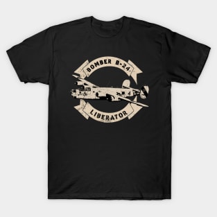 B-24 Liberator Bomber WW2 Airplane T-Shirt